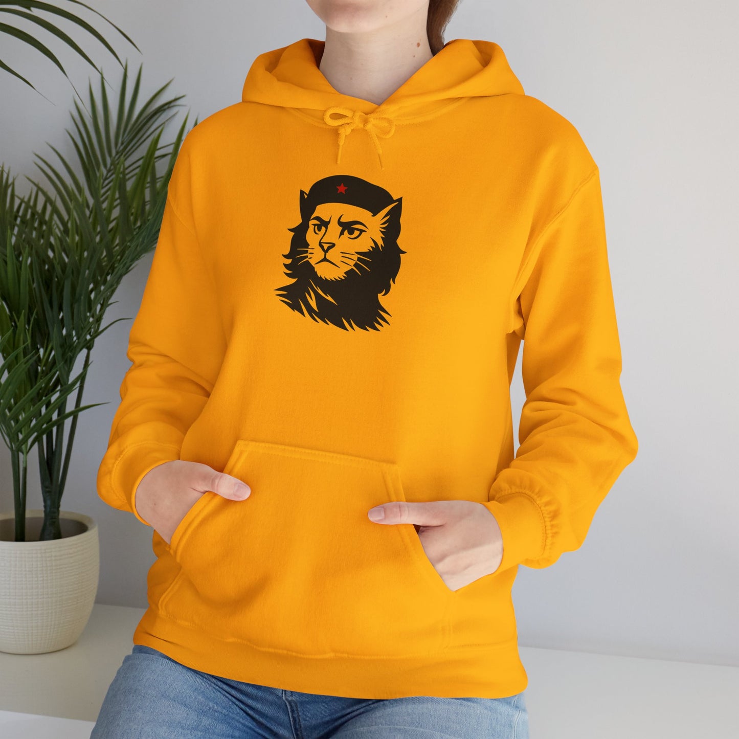 Hoodie: Revolutionary Cat (Unisex Heavy Blend™)