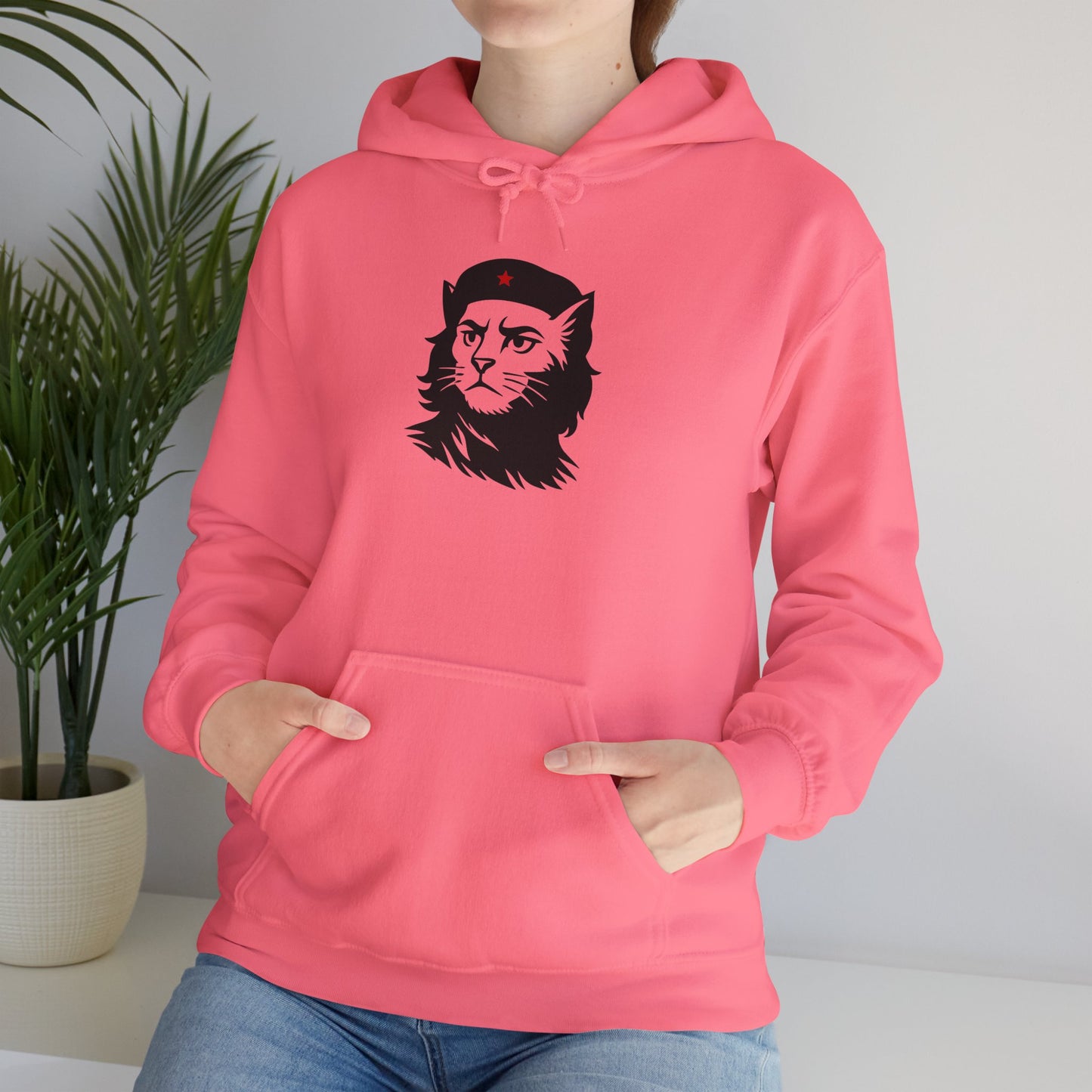 Hoodie: Revolutionary Cat (Unisex Heavy Blend™)
