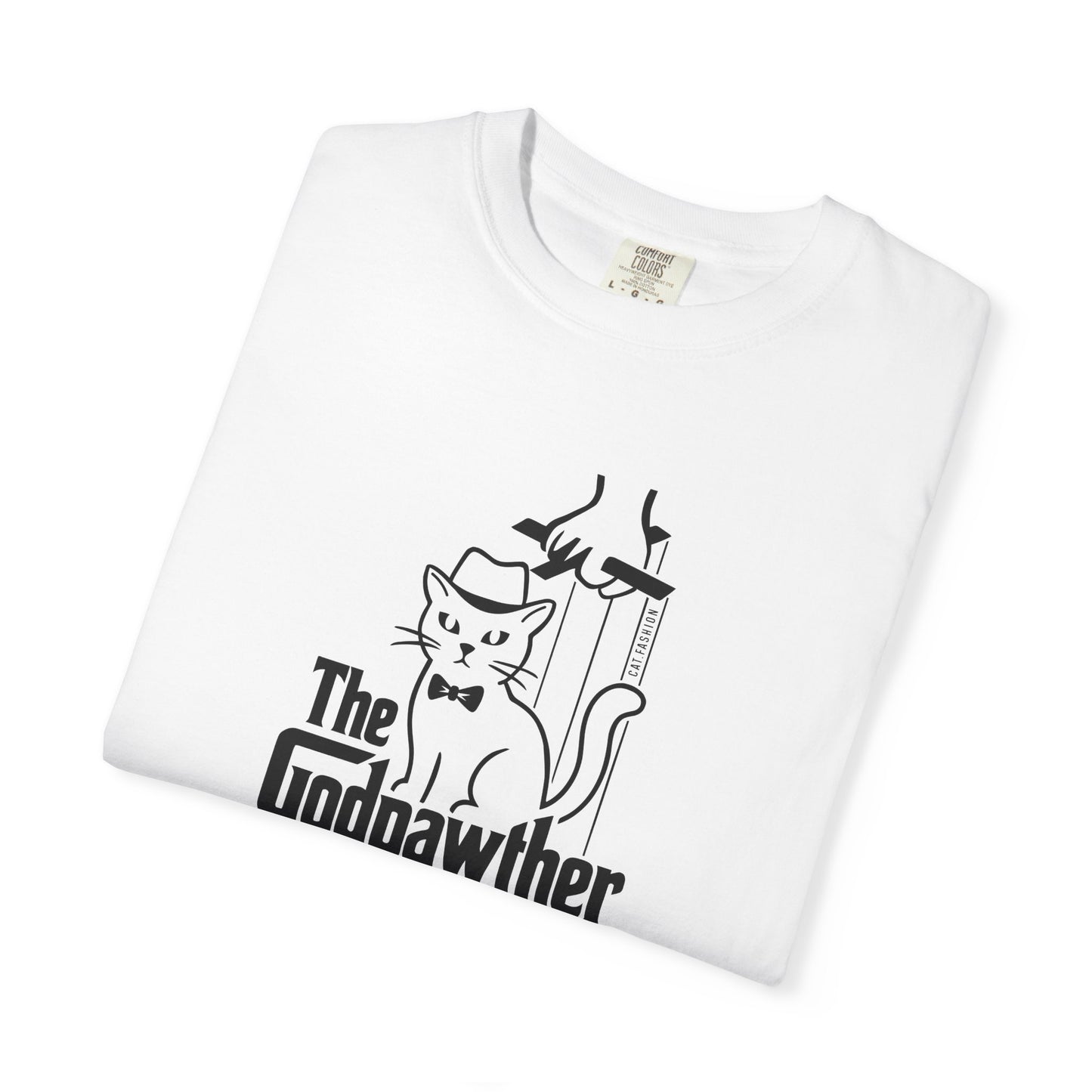 T-Shirt: The Godpawther – Funny Cat Mafia Parody Graphic Tee – Cool Unisex Shirt for Cat Lovers & Movie Fans
