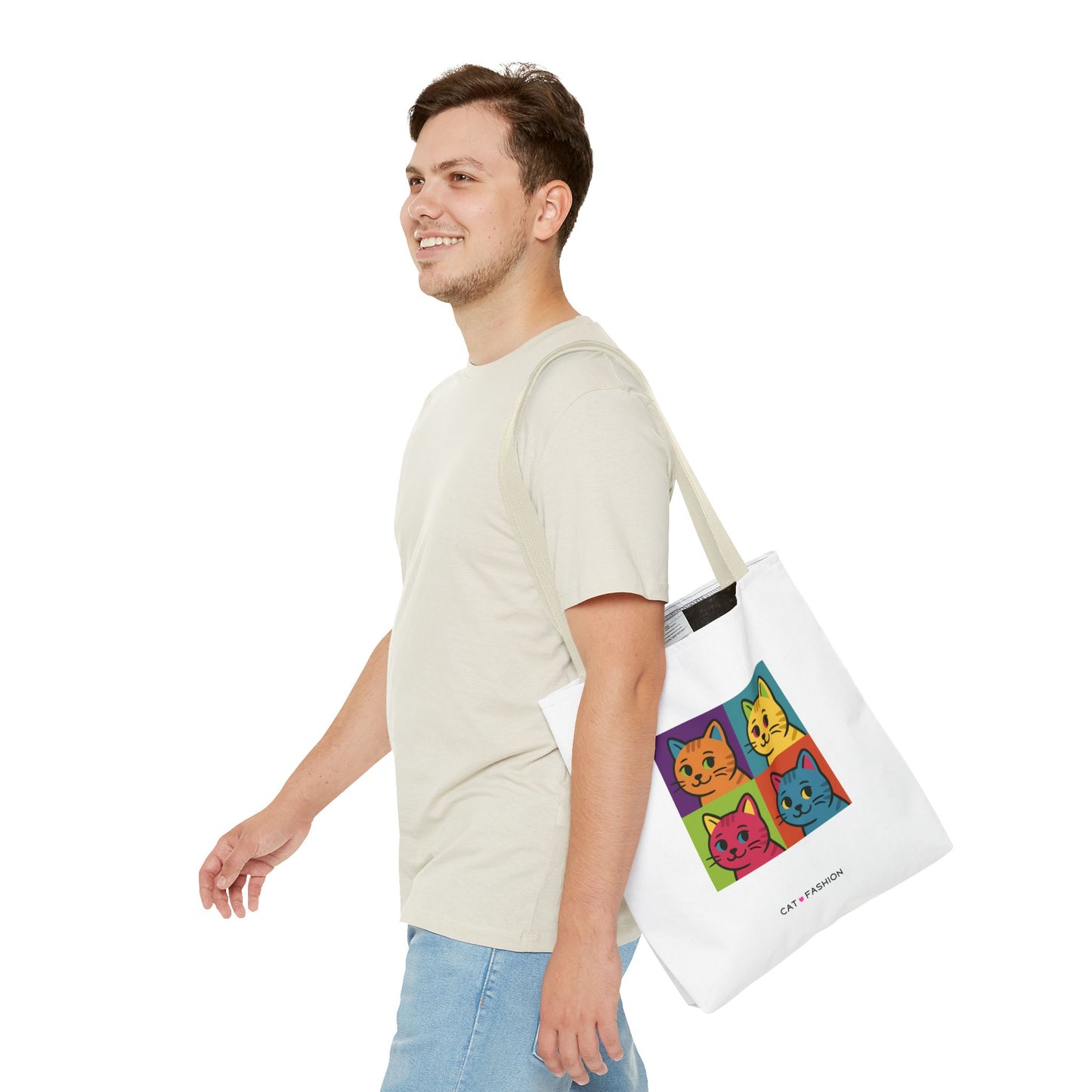 Tote Bag: Pop Art Cats