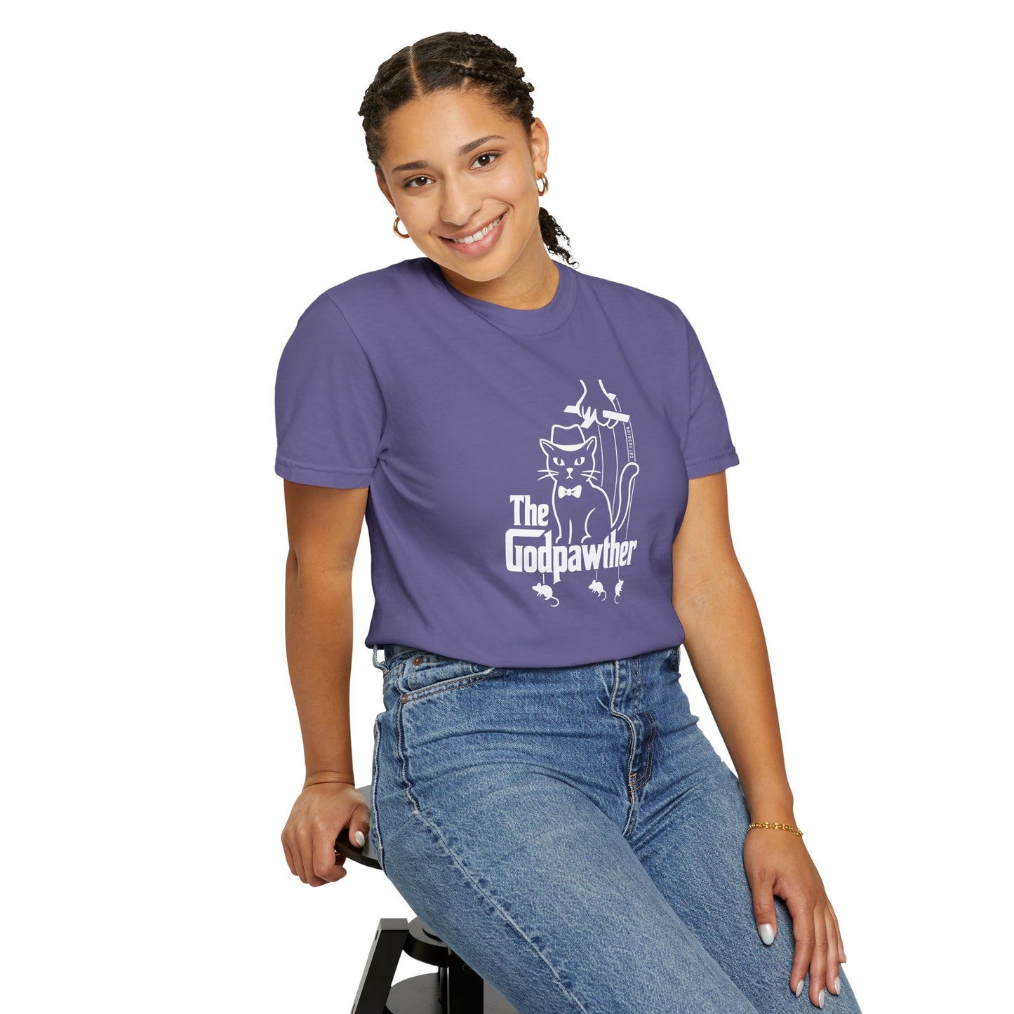 T-Shirt: The Godpawther – Funny Cat Mafia Parody Graphic Tee – Cool Unisex Shirt for Cat Lovers & Movie Fans