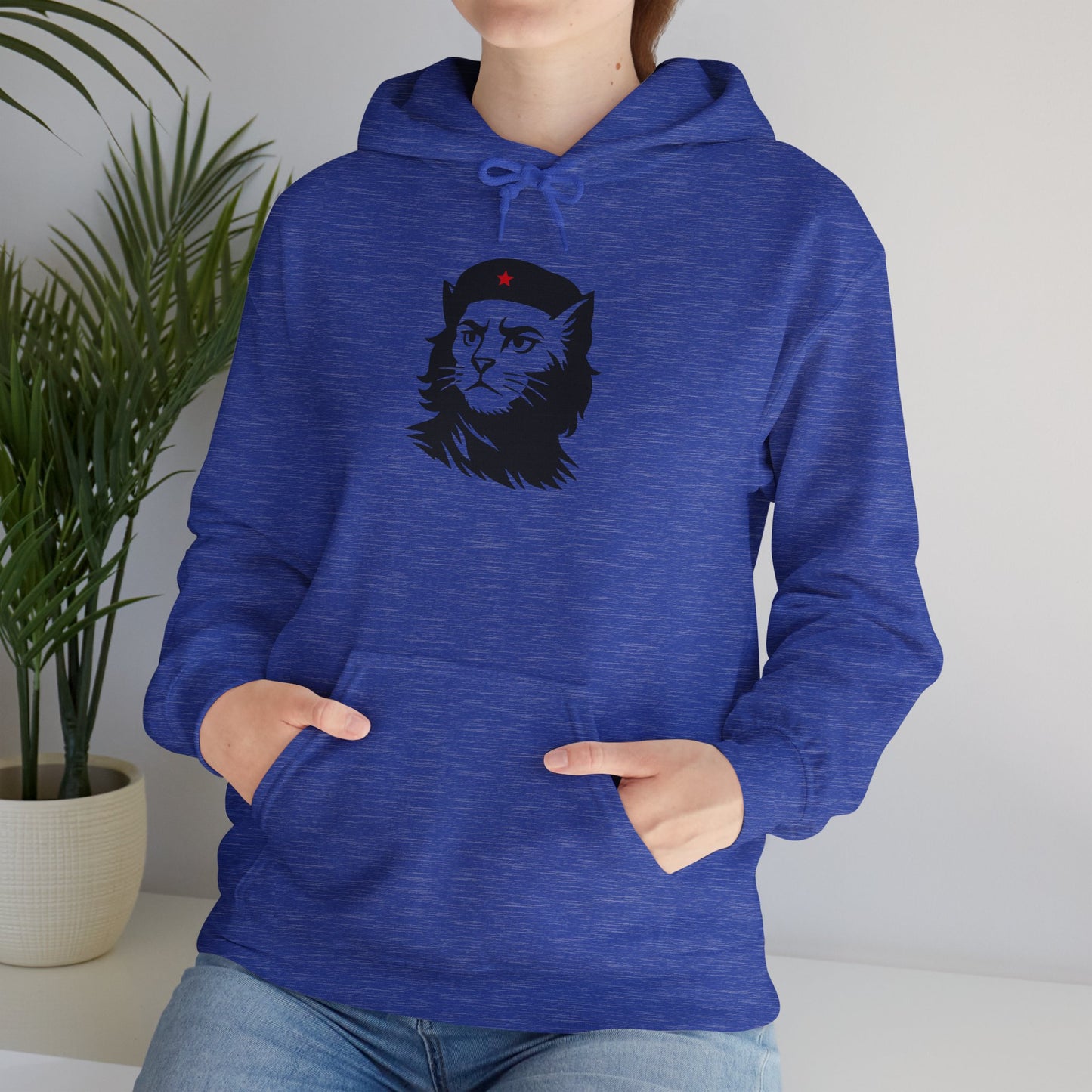 Hoodie: Revolutionary Cat (Unisex Heavy Blend™)