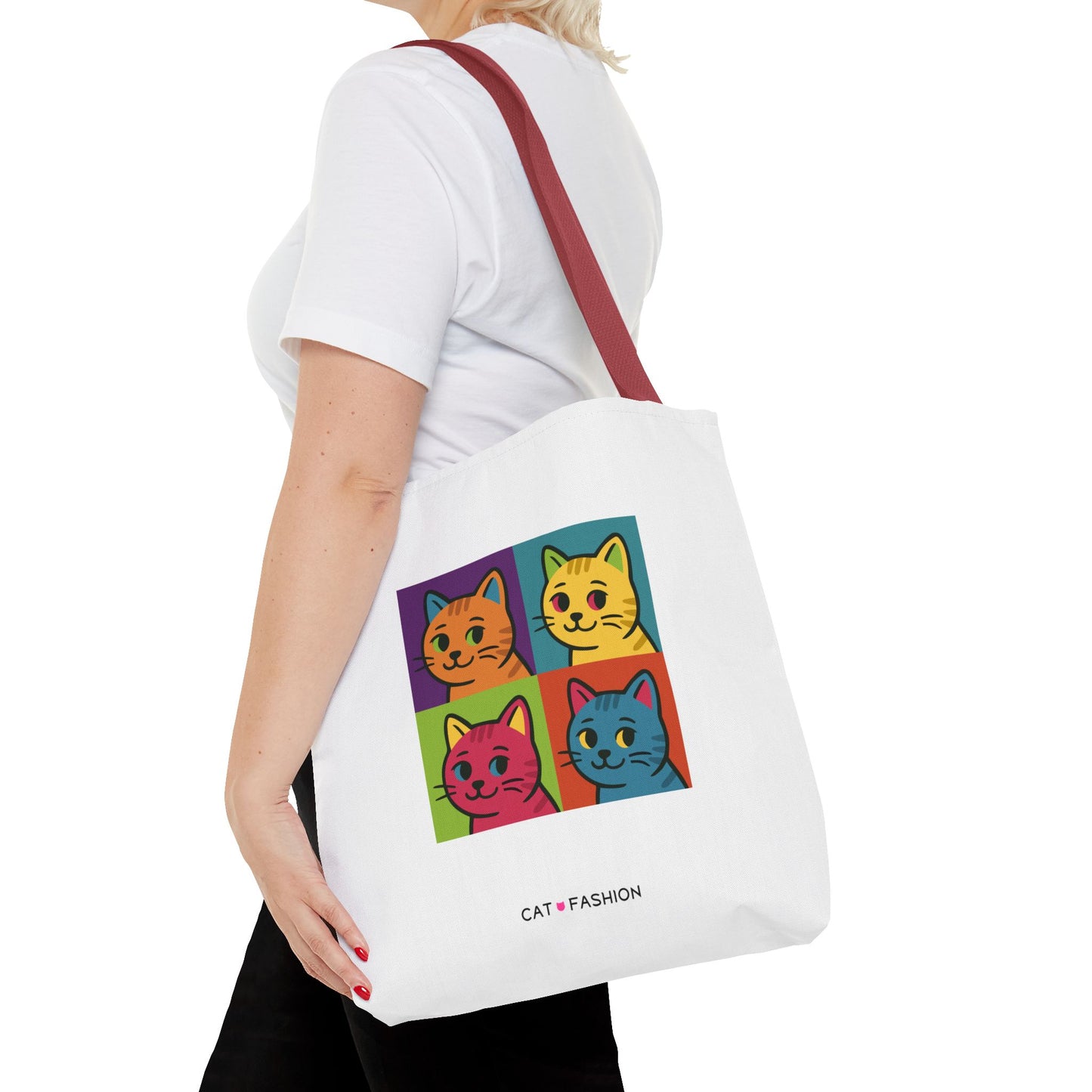 Tote Bag: Pop Art Cats