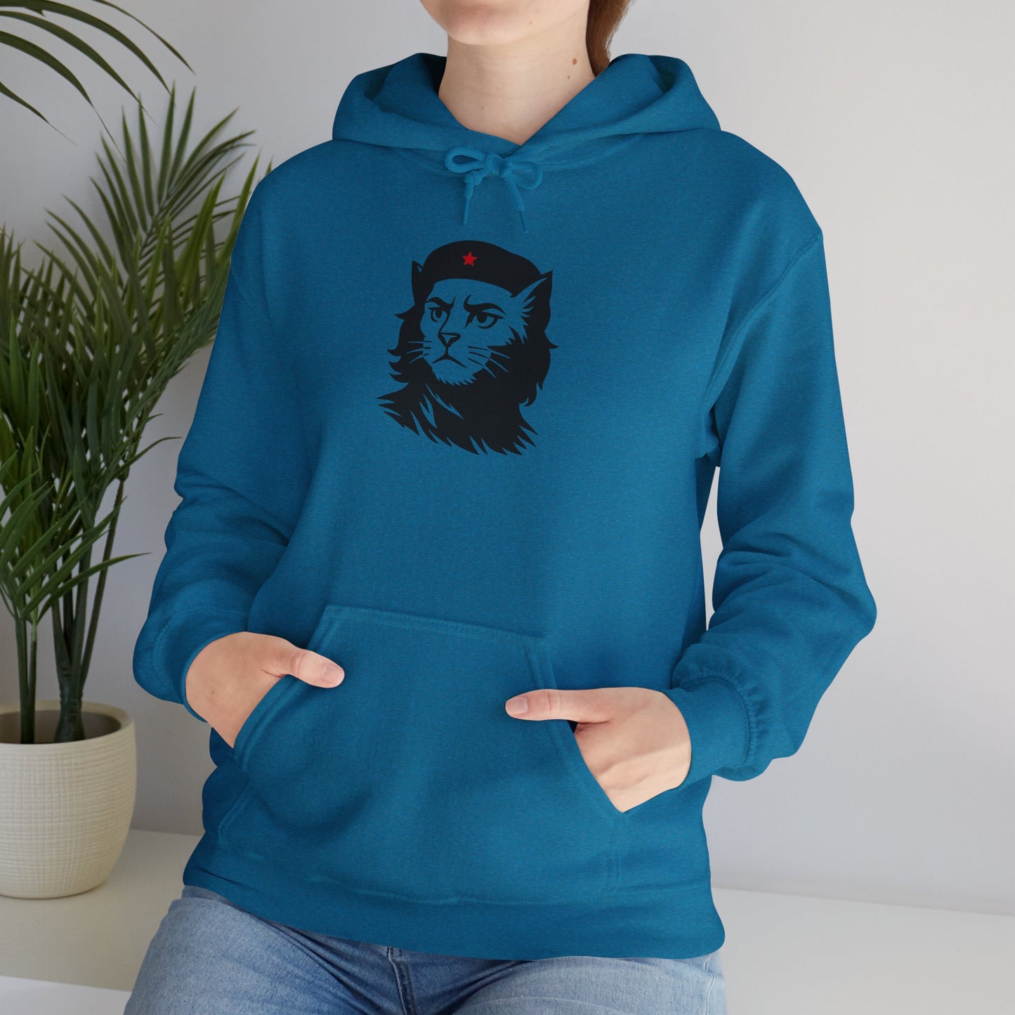 Hoodie: Revolutionary Cat (Unisex Heavy Blend™)