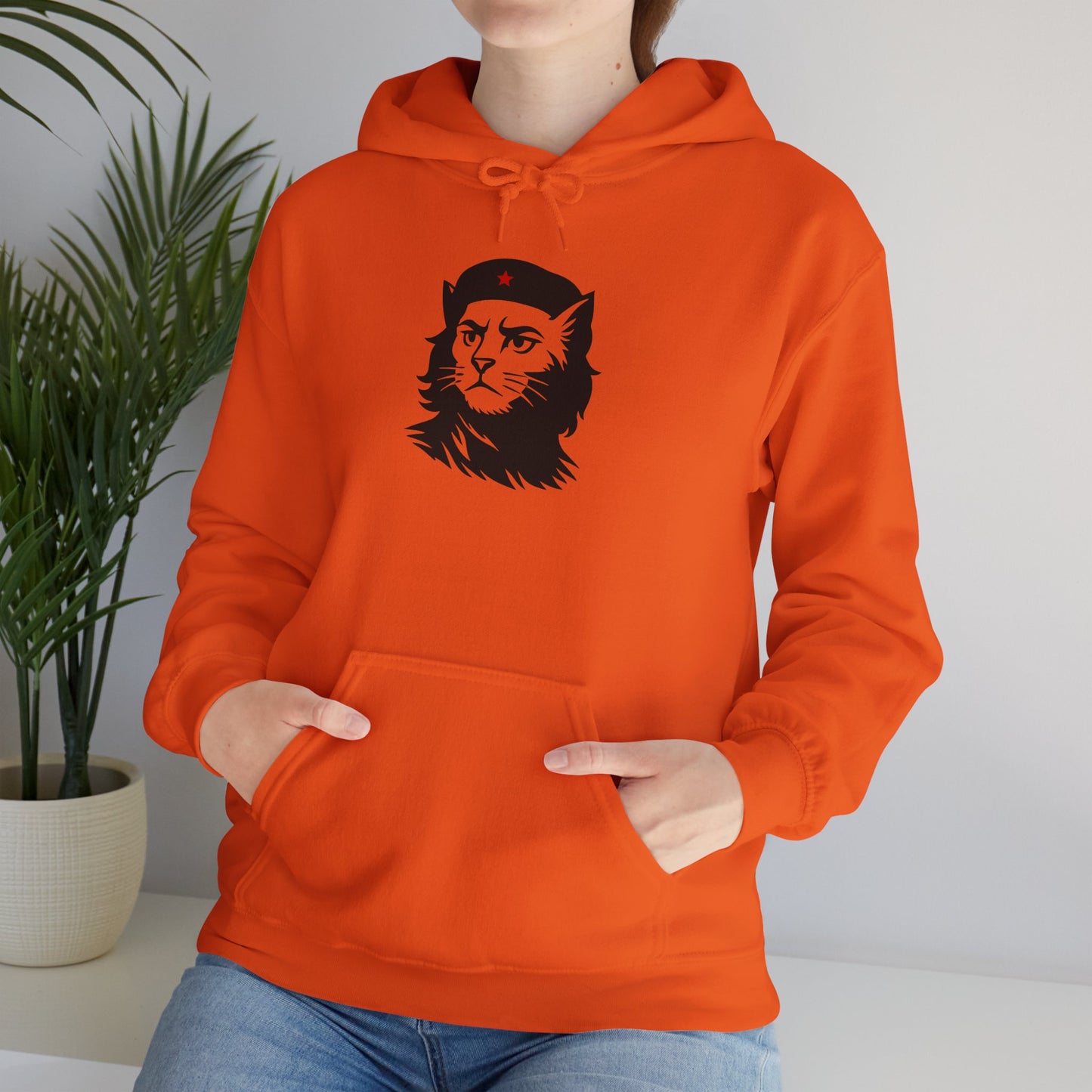 Hoodie: Revolutionary Cat (Unisex Heavy Blend™)