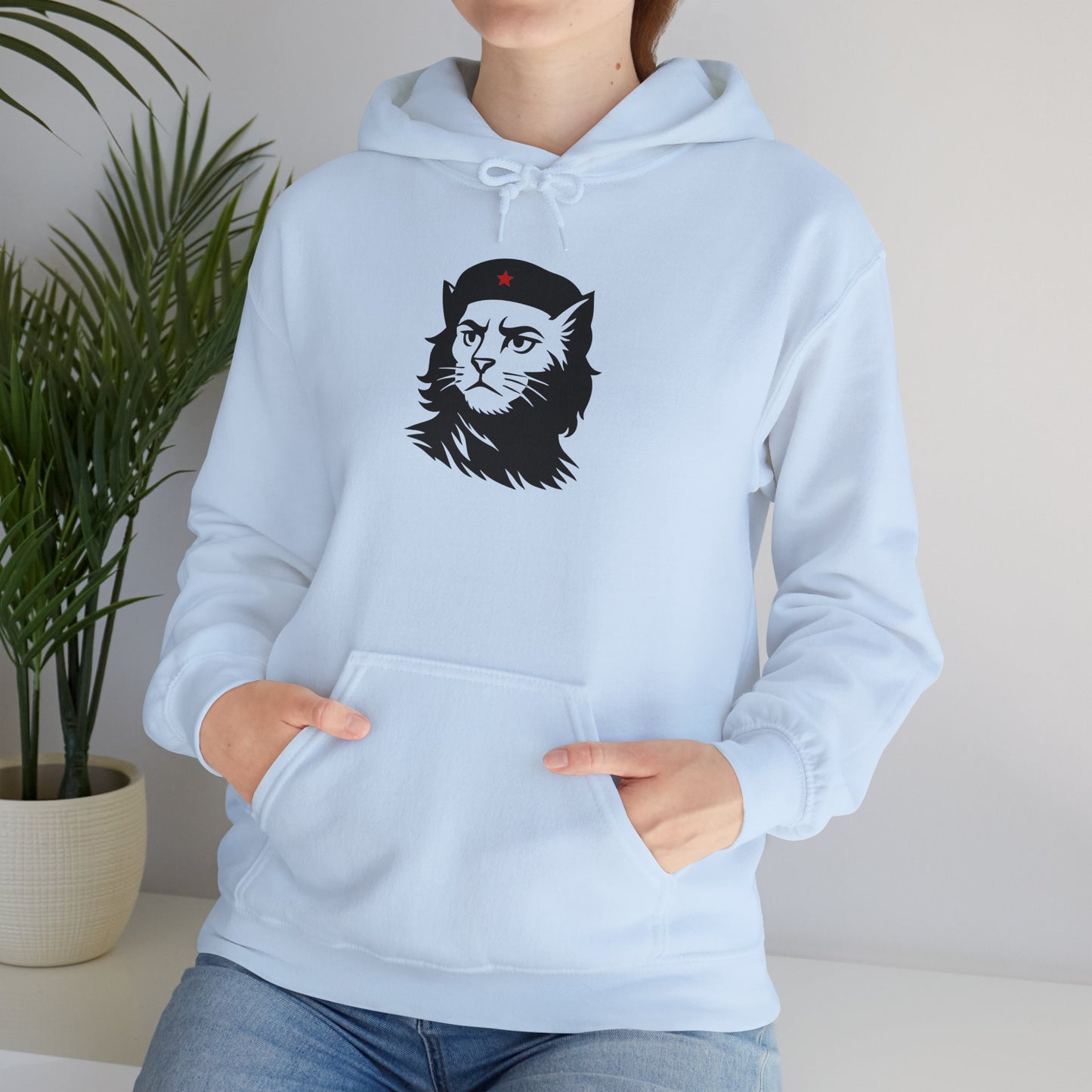 Hoodie: Revolutionary Cat (Unisex Heavy Blend™)