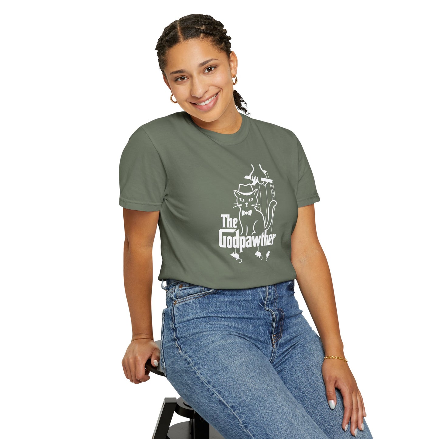 T-Shirt: The Godpawther – Funny Cat Mafia Parody Graphic Tee – Cool Unisex Shirt for Cat Lovers & Movie Fans
