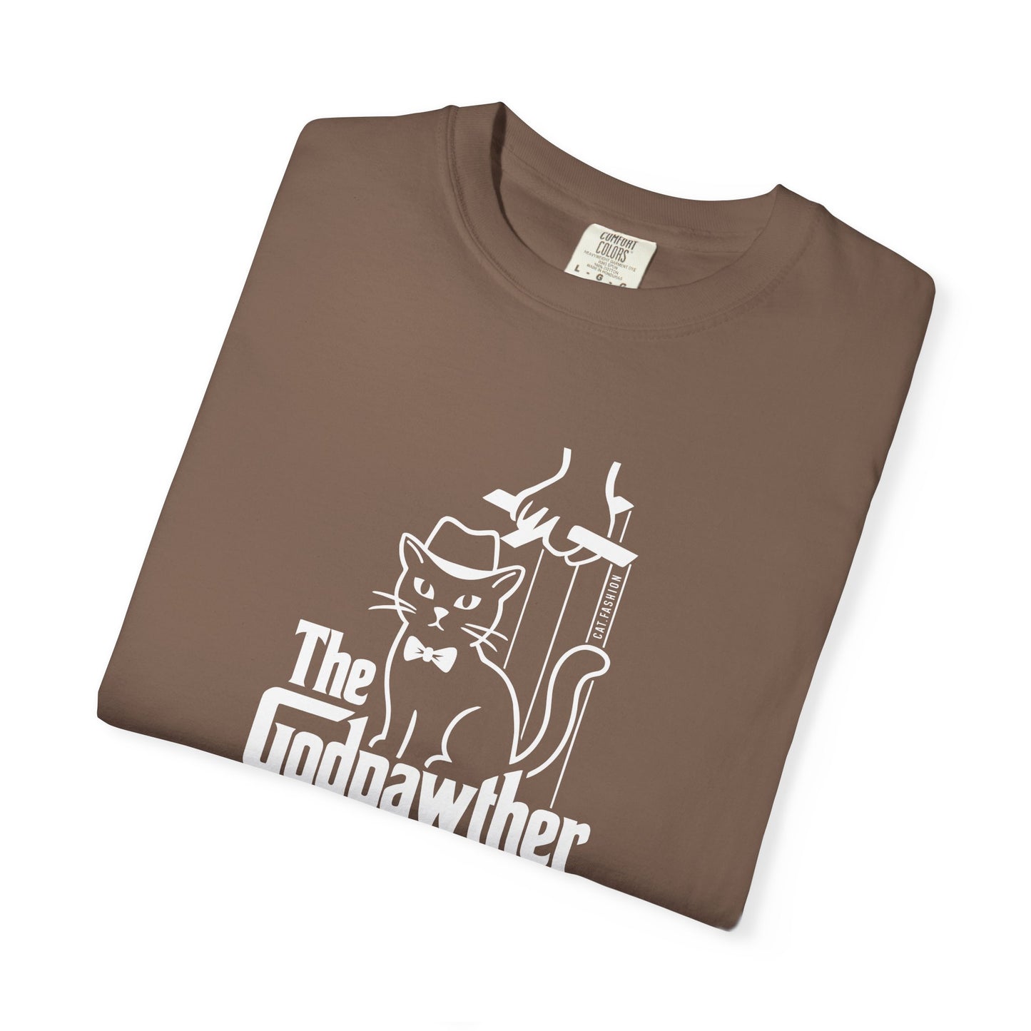 T-Shirt: The Godpawther – Funny Cat Mafia Parody Graphic Tee – Cool Unisex Shirt for Cat Lovers & Movie Fans