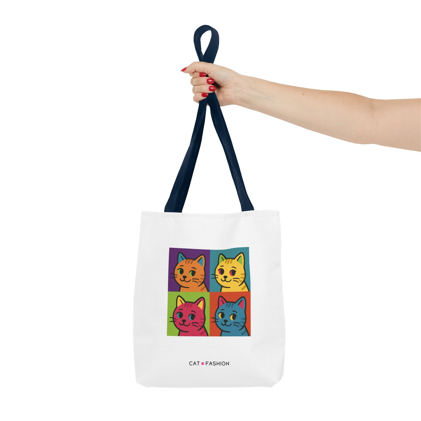 Tote Bag: Pop Art Cats