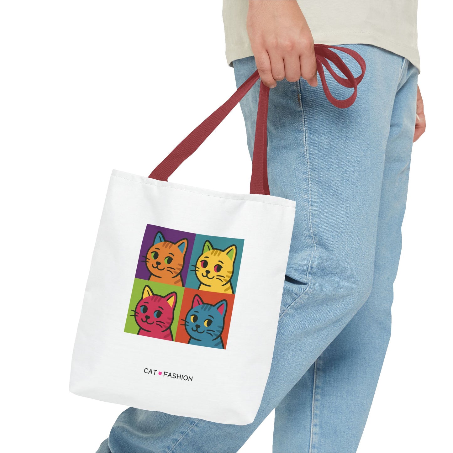 Tote Bag: Pop Art Cats