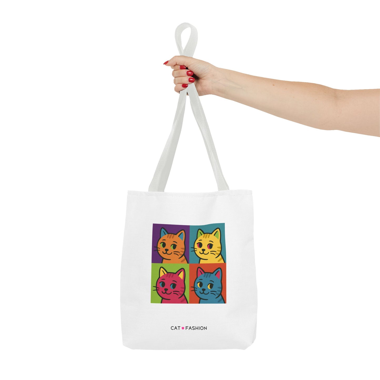 Tote Bag: Pop Art Cats