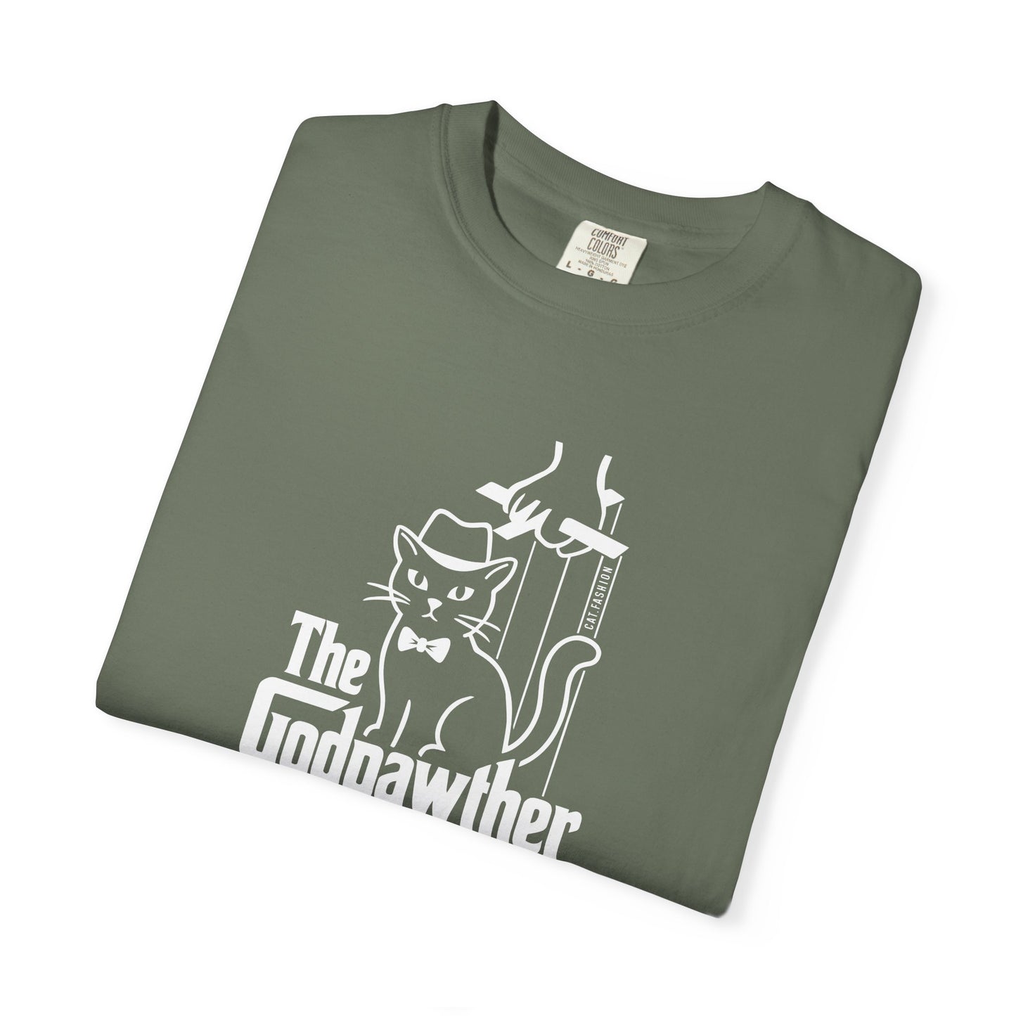 T-Shirt: The Godpawther – Funny Cat Mafia Parody Graphic Tee – Cool Unisex Shirt for Cat Lovers & Movie Fans
