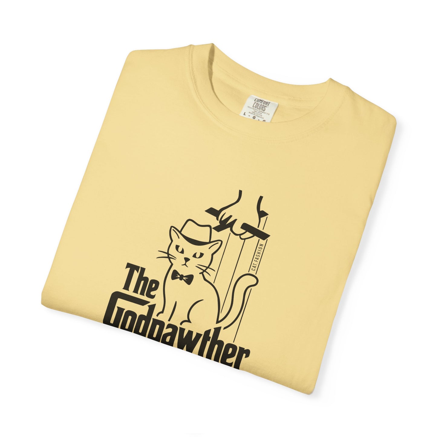 T-Shirt: The Godpawther – Funny Cat Mafia Parody Graphic Tee – Cool Unisex Shirt for Cat Lovers & Movie Fans