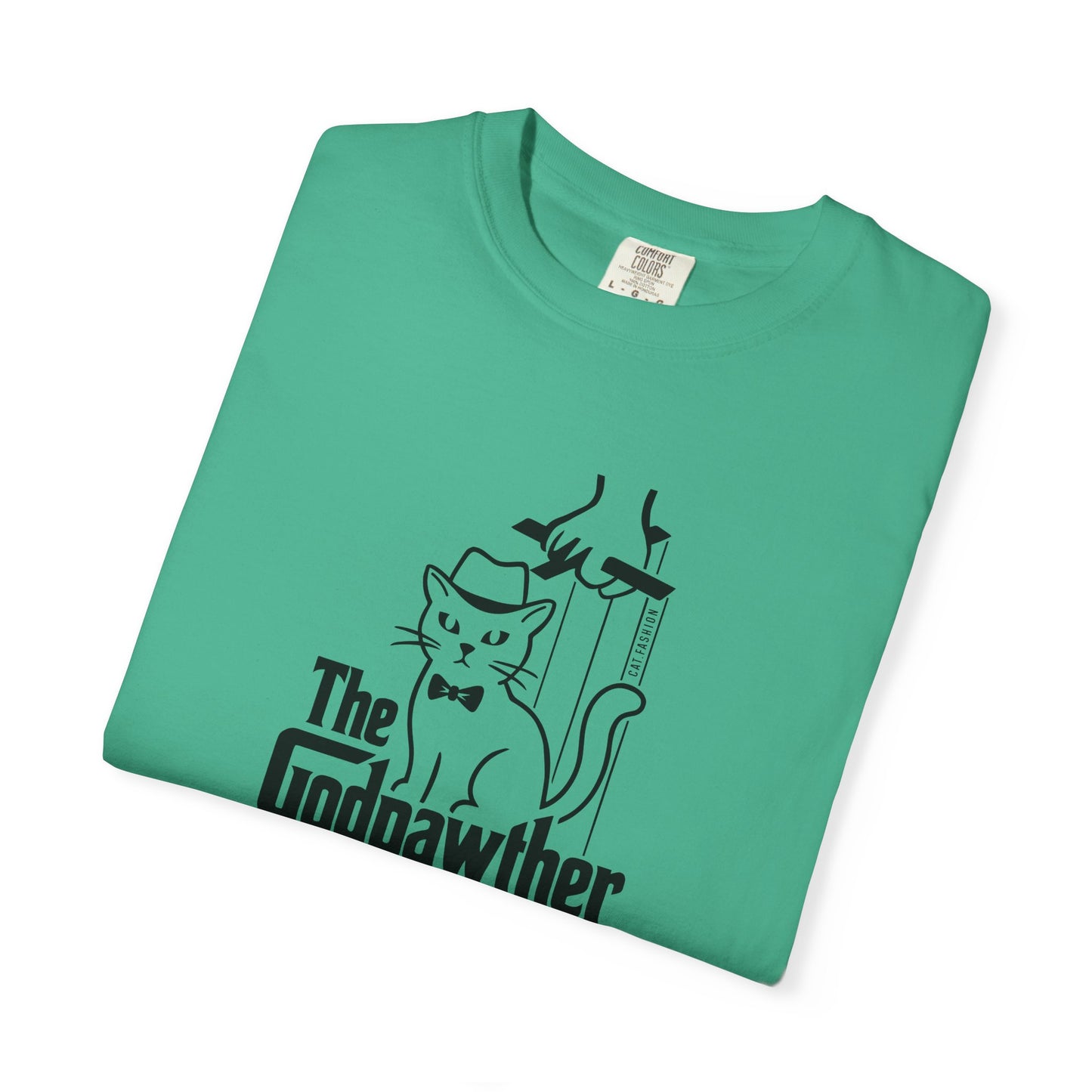 T-Shirt: The Godpawther – Funny Cat Mafia Parody Graphic Tee – Cool Unisex Shirt for Cat Lovers & Movie Fans