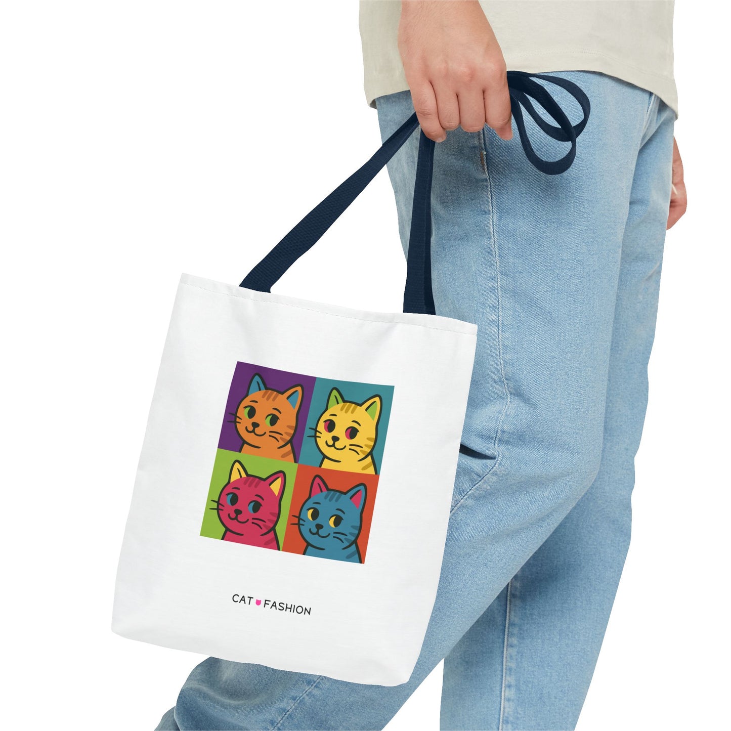 Tote Bag: Pop Art Cats