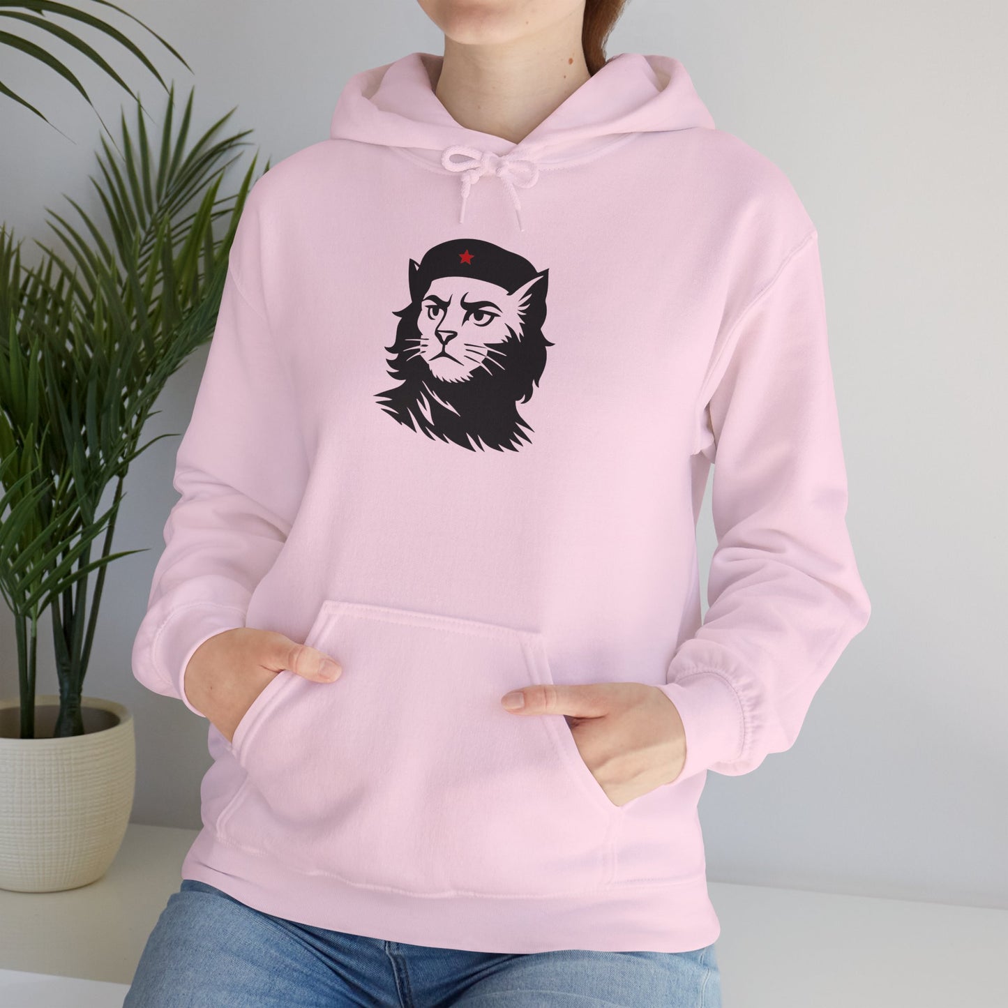 Hoodie: Revolutionary Cat (Unisex Heavy Blend™)