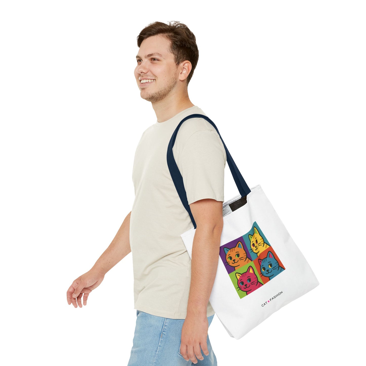 Tote Bag: Pop Art Cats