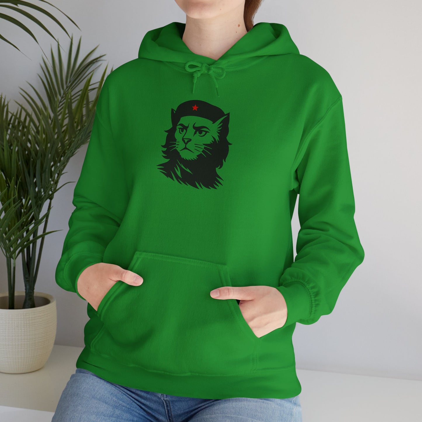 Hoodie: Revolutionary Cat (Unisex Heavy Blend™)
