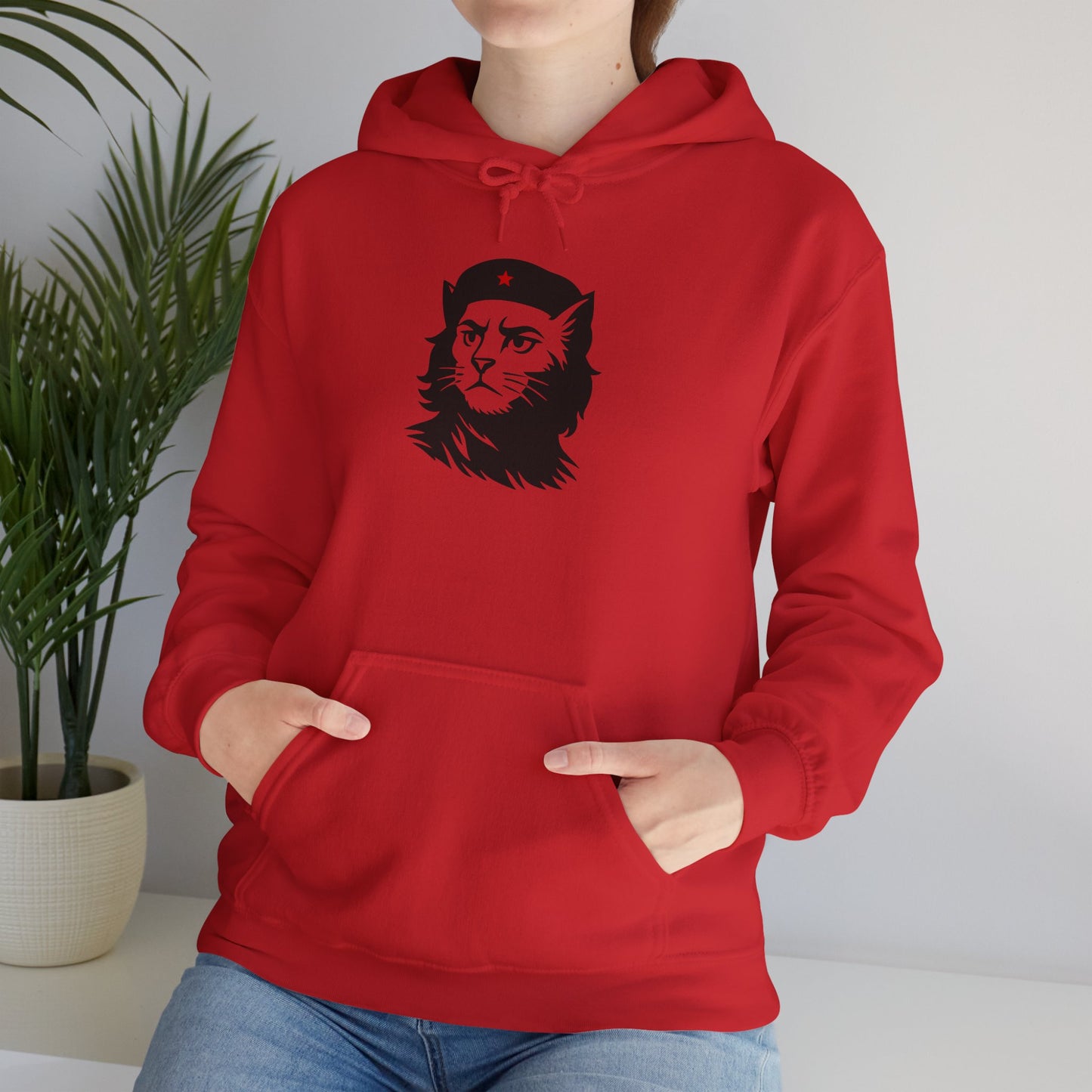 Hoodie: Revolutionary Cat (Unisex Heavy Blend™)
