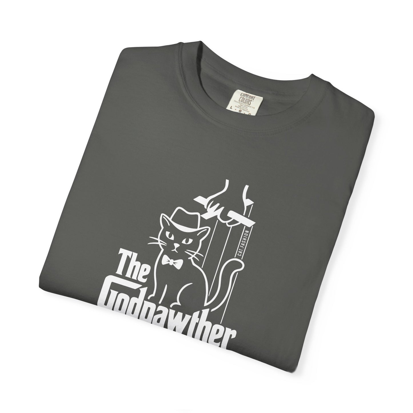 T-Shirt: The Godpawther – Funny Cat Mafia Parody Graphic Tee – Cool Unisex Shirt for Cat Lovers & Movie Fans