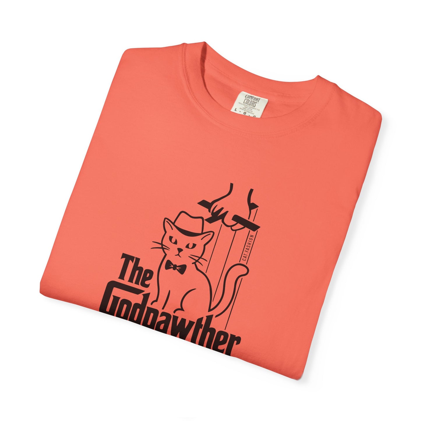 T-Shirt: The Godpawther – Funny Cat Mafia Parody Graphic Tee – Cool Unisex Shirt for Cat Lovers & Movie Fans