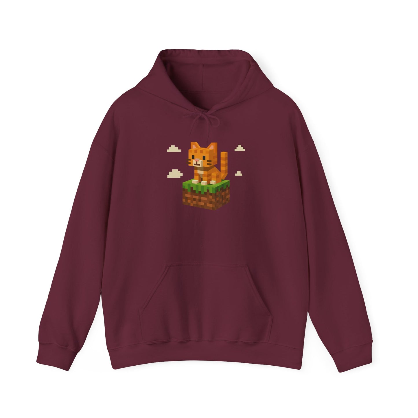 Hoodie: Minecraft Cat (Unisex Heavy Blend™)