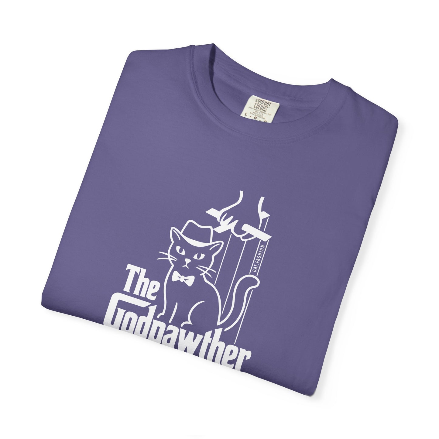 T-Shirt: The Godpawther – Funny Cat Mafia Parody Graphic Tee – Cool Unisex Shirt for Cat Lovers & Movie Fans