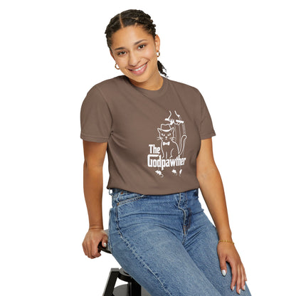 T-Shirt: The Godpawther – Funny Cat Mafia Parody Graphic Tee – Cool Unisex Shirt for Cat Lovers & Movie Fans