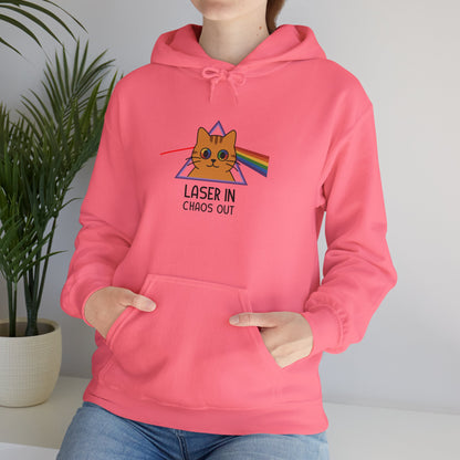 Hoodie: Laser In - Chaos Out (Unisex Heavy Blend™)