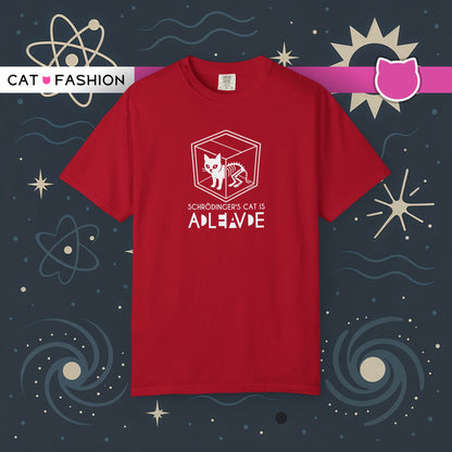 T-Shirt: Schrödinger’s Cat Paradox – Funny Quantum Physics Graphic Tee – Cool Unisex Science Shirt for Nerdy Vibes