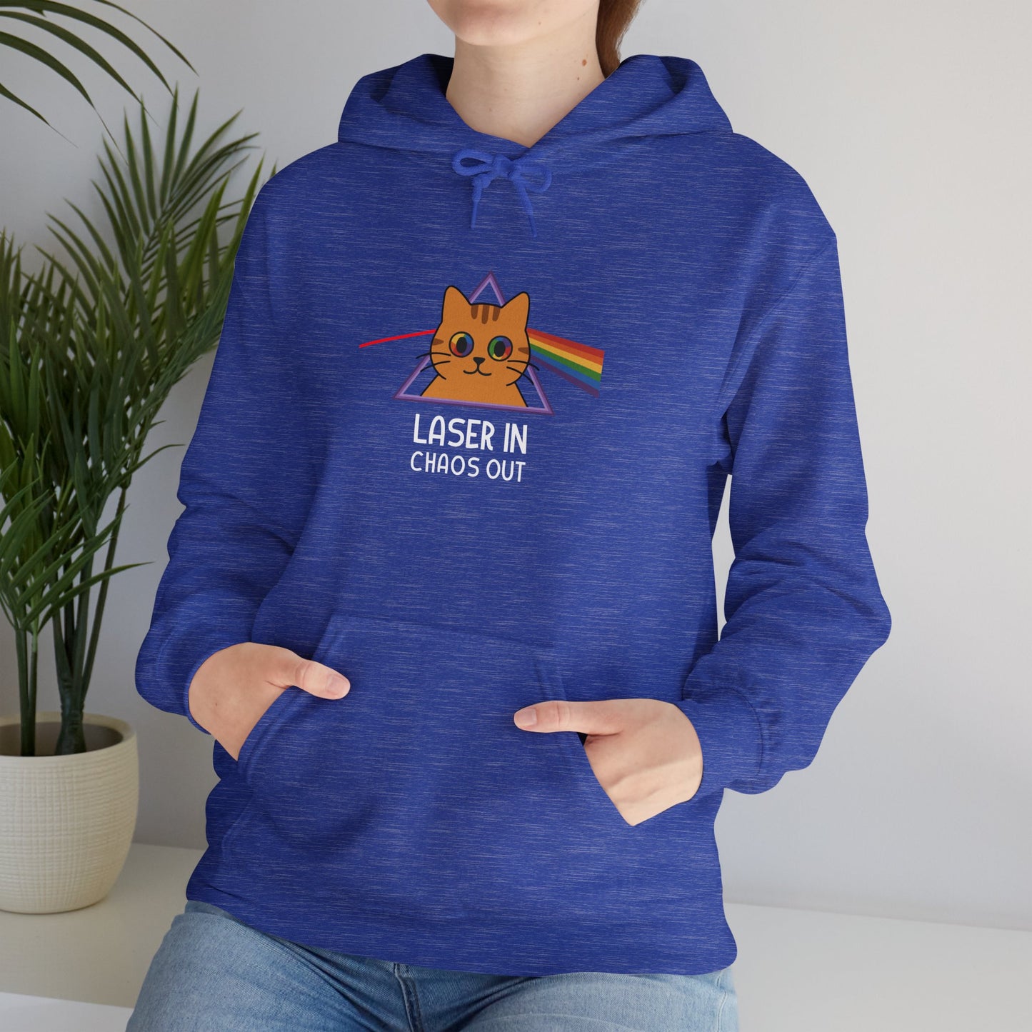 Hoodie: Laser In - Chaos Out (Unisex Heavy Blend™)