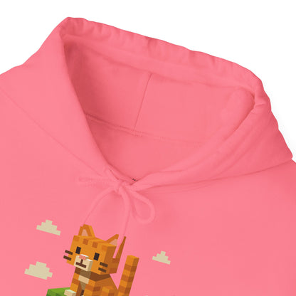 Hoodie: Minecraft Cat (Unisex Heavy Blend™)
