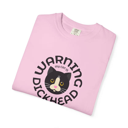 T-Shirt: My Cat Is a Dickhead – Add a Photo of Your Cat to Have it Printed on a Shirt.