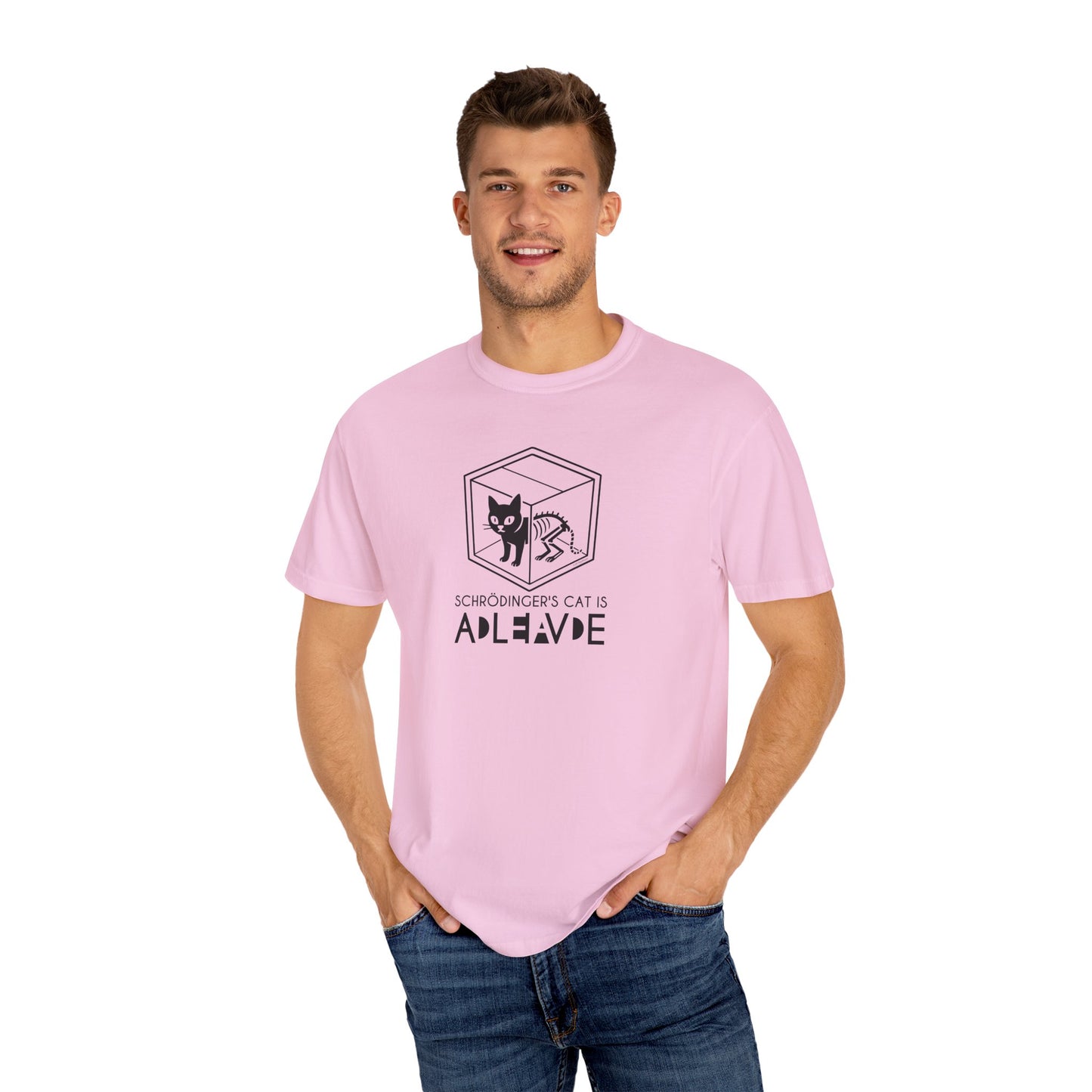 T-Shirt: Schrödinger’s Cat Paradox – Funny Quantum Physics Graphic Tee – Cool Unisex Science Shirt for Nerdy Vibes