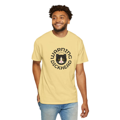 T-Shirt: My Cat Is a Dickhead – Add a Photo of Your Cat to Have it Printed on a Shirt.