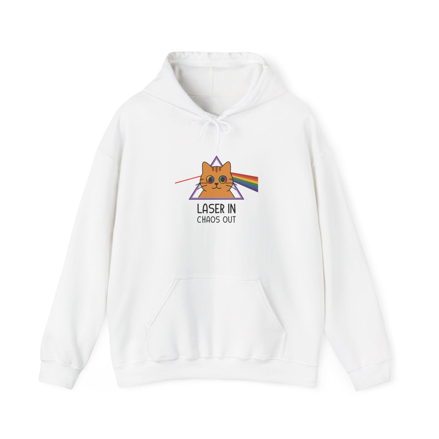 Hoodie: Laser In - Chaos Out (Unisex Heavy Blend™)