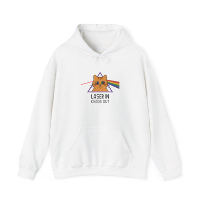 Hoodie: Laser In - Chaos Out (Unisex Heavy Blend™)