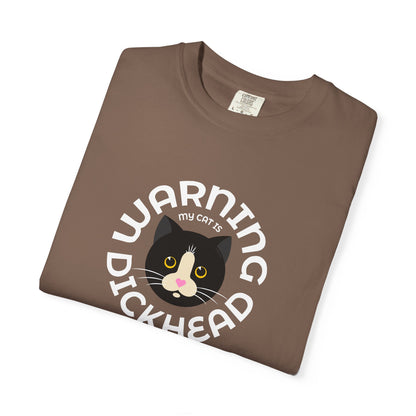 T-Shirt: My Cat Is a Dickhead – Add a Photo of Your Cat to Have it Printed on a Shirt.