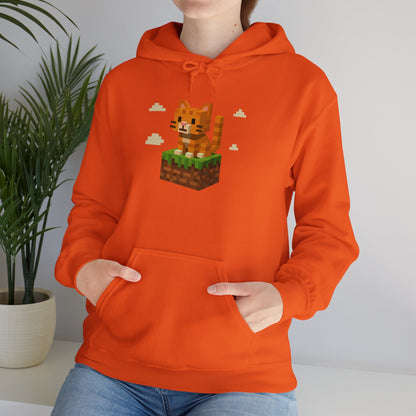 Hoodie: Minecraft Cat (Unisex Heavy Blend™)