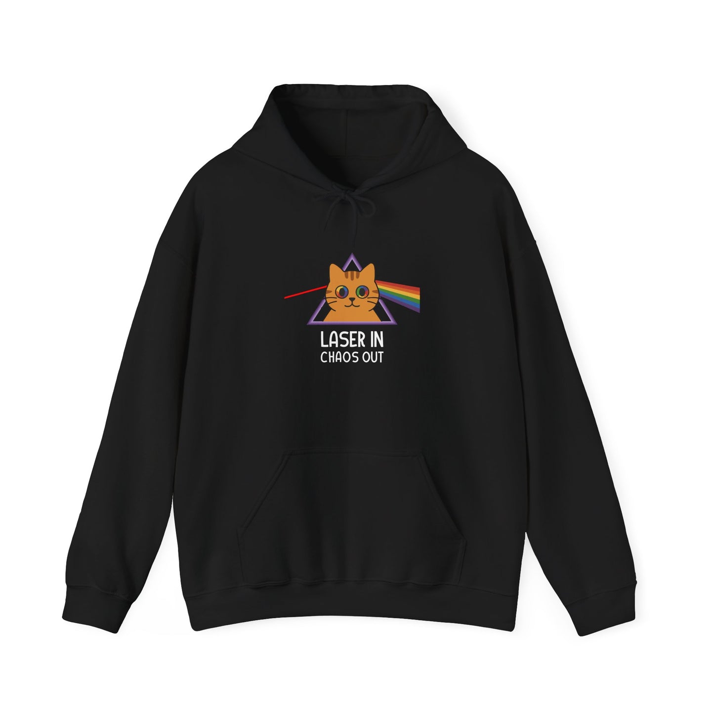 Hoodie: Laser In - Chaos Out (Unisex Heavy Blend™)