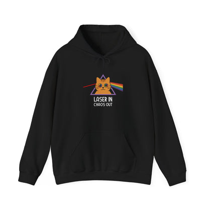 Hoodie: Laser In - Chaos Out (Unisex Heavy Blend™)