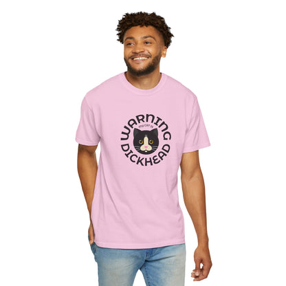 T-Shirt: My Cat Is a Dickhead – Add a Photo of Your Cat to Have it Printed on a Shirt.