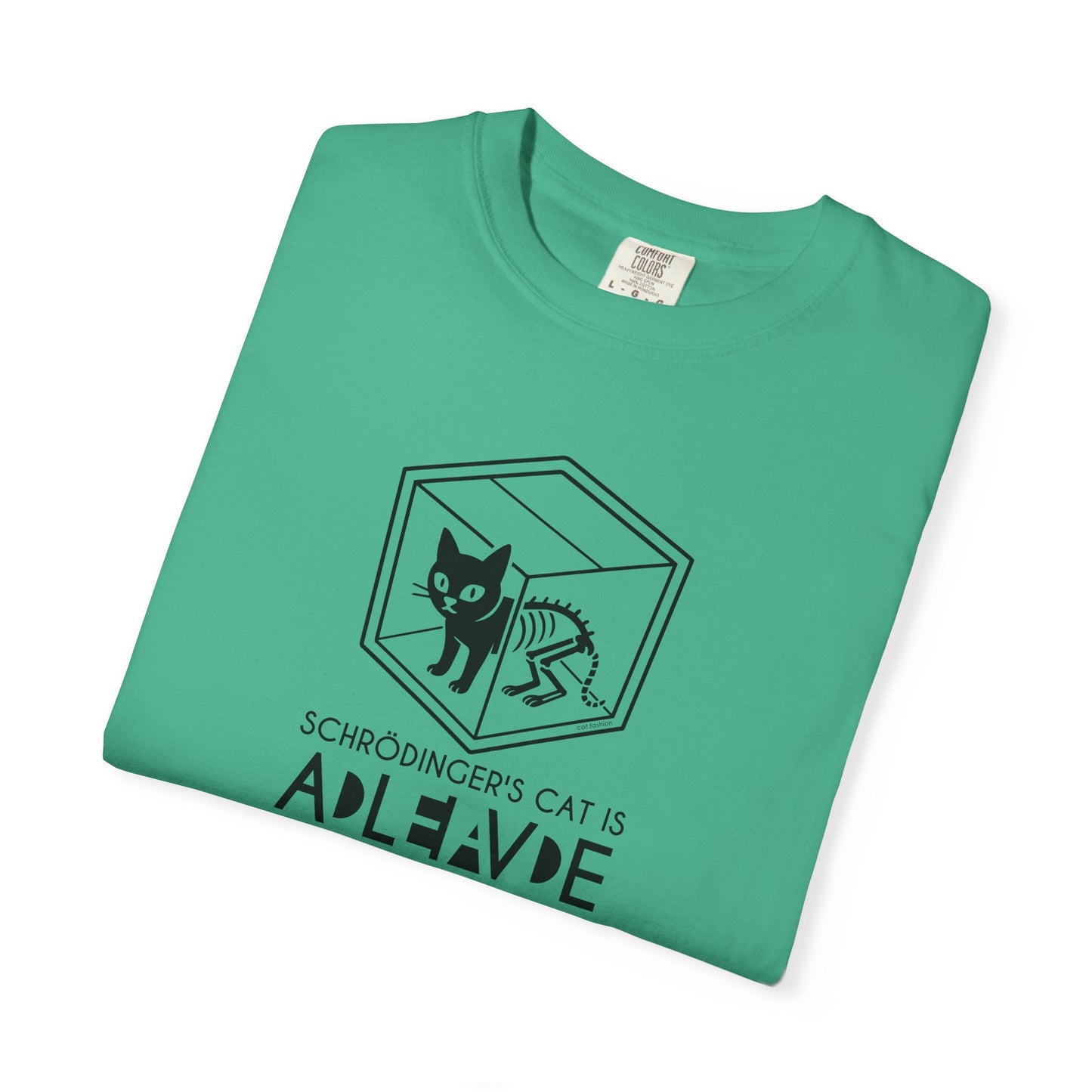 T-Shirt: Schrödinger’s Cat Paradox – Funny Quantum Physics Graphic Tee – Cool Unisex Science Shirt for Nerdy Vibes