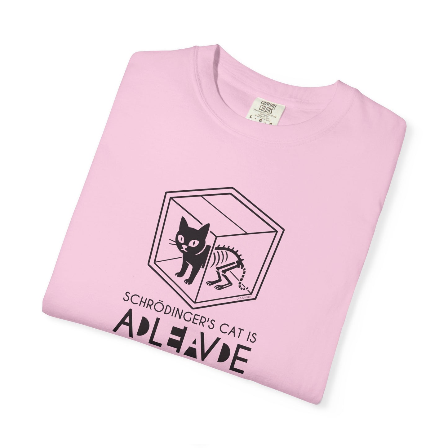 T-Shirt: Schrödinger’s Cat Paradox – Funny Quantum Physics Graphic Tee – Cool Unisex Science Shirt for Nerdy Vibes