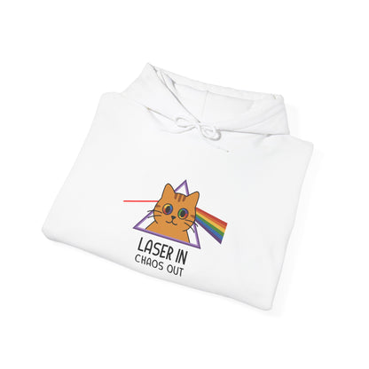 Hoodie: Laser In - Chaos Out (Unisex Heavy Blend™)