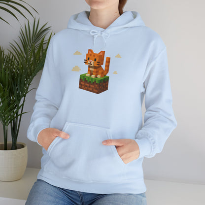 Hoodie: Minecraft Cat (Unisex Heavy Blend™)
