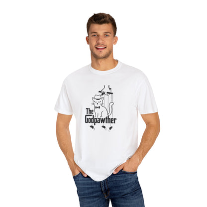 T-Shirt: The Godpawther – Funny Cat Mafia Parody Graphic Tee – Cool Unisex Shirt for Cat Lovers & Movie Fans