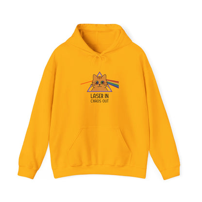 Hoodie: Laser In - Chaos Out (Unisex Heavy Blend™)