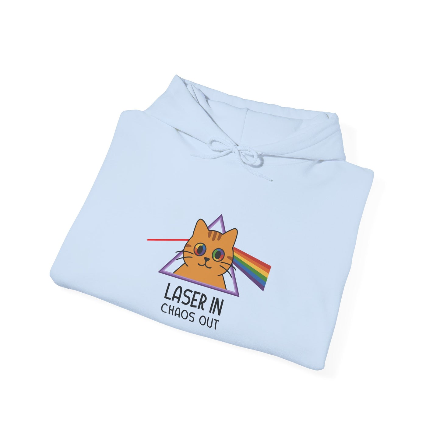 Hoodie: Laser In - Chaos Out (Unisex Heavy Blend™)