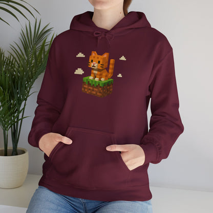 Hoodie: Minecraft Cat (Unisex Heavy Blend™)
